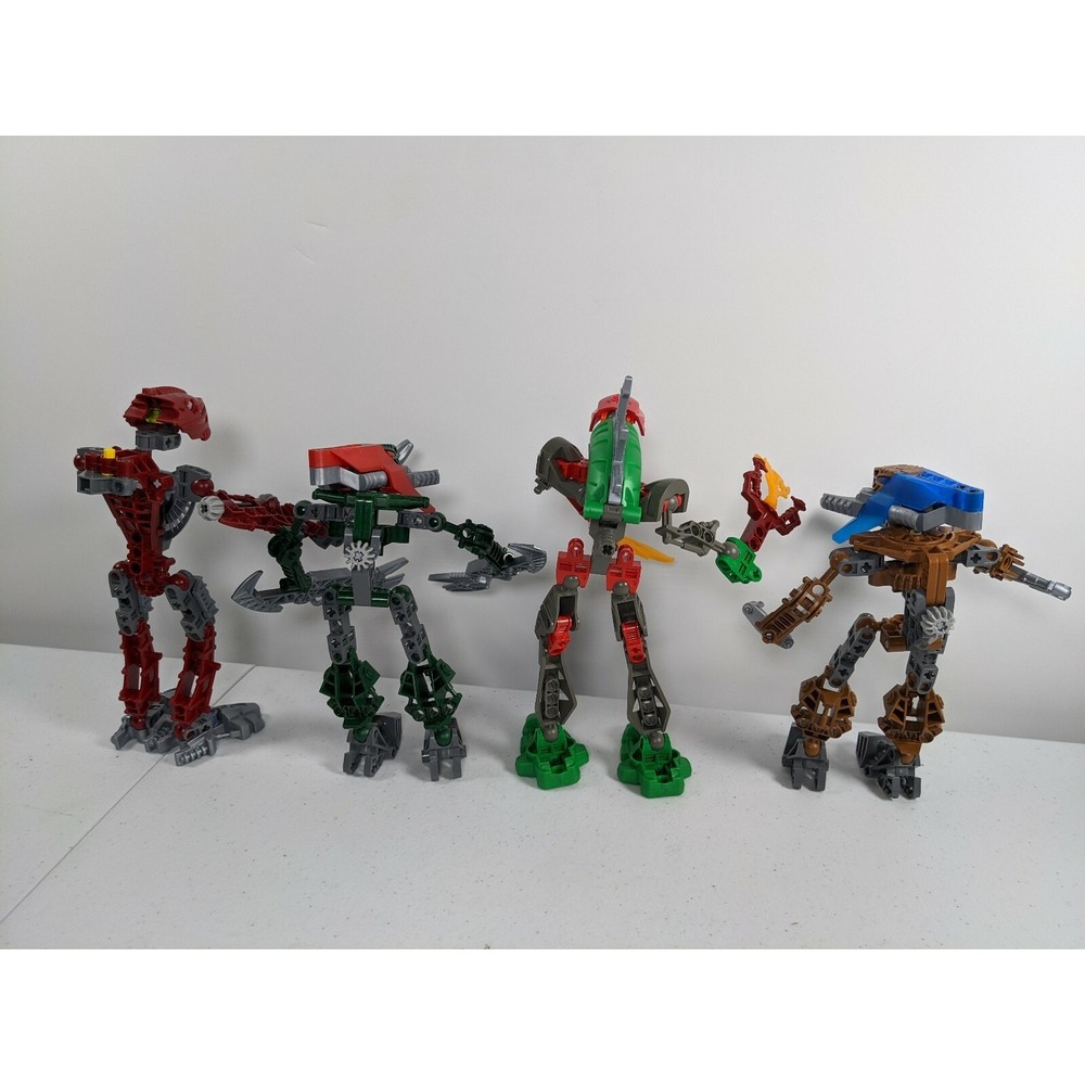 Lot of 4 Lego Bionicle Figures Collectible different characters build - Picture 11 of 12